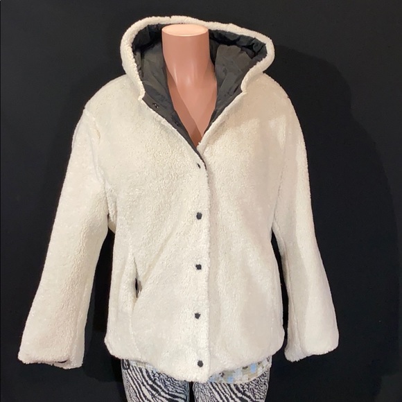 NWT SANCTUARY Reversible Sherpa Puffer Jacket Coat - Picture 6 of 10